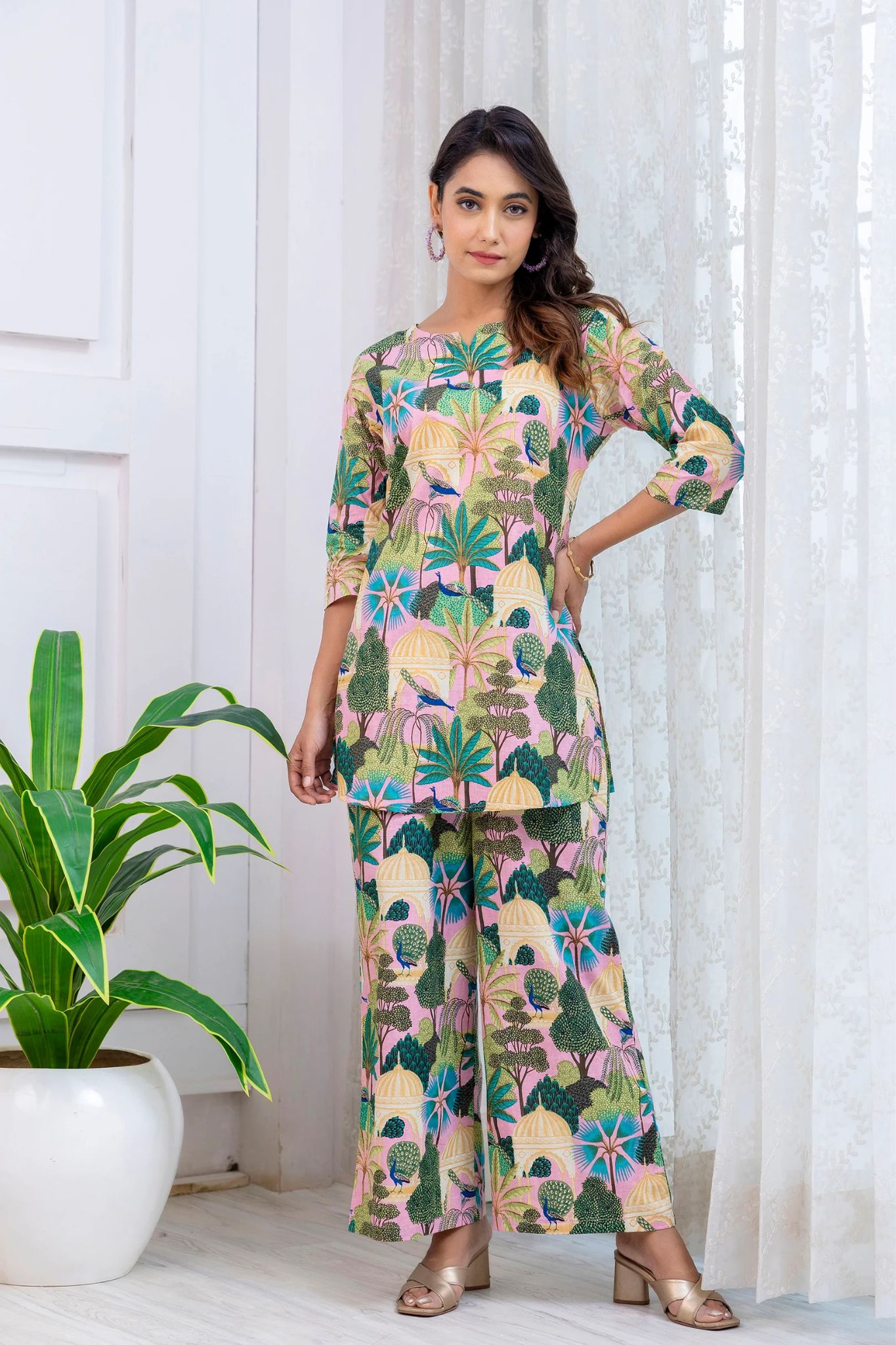 Stylish Cotton Printed Co-Ord Set