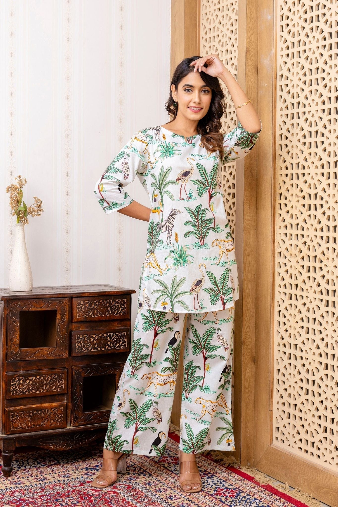 Stylish Cotton Printed Co-Ord Set