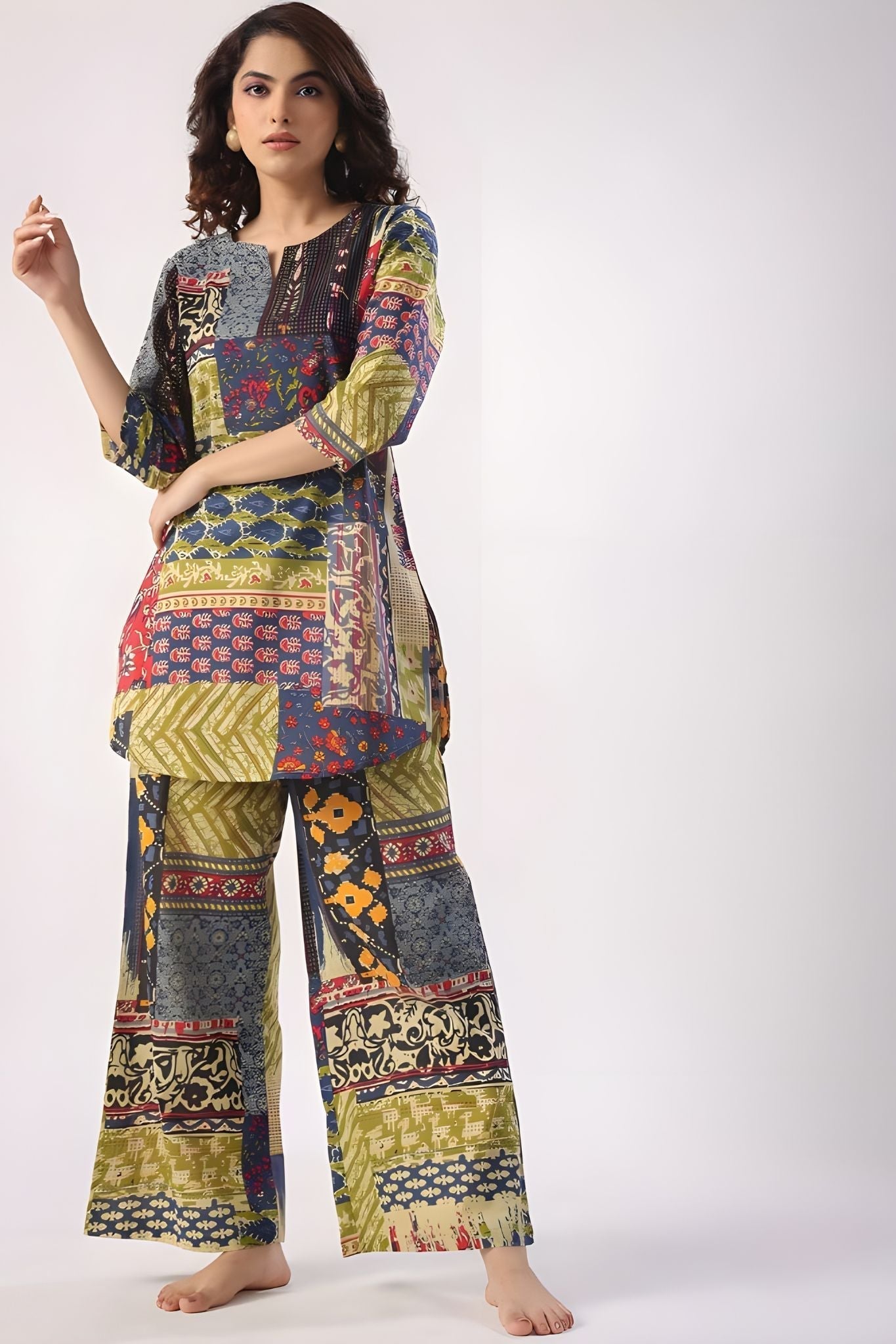 Stylish Cotton Printed Co-Ord Set