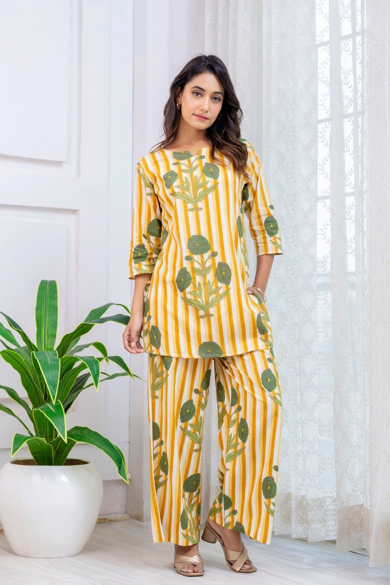 Stylish Cotton Printed Co-Ord Set