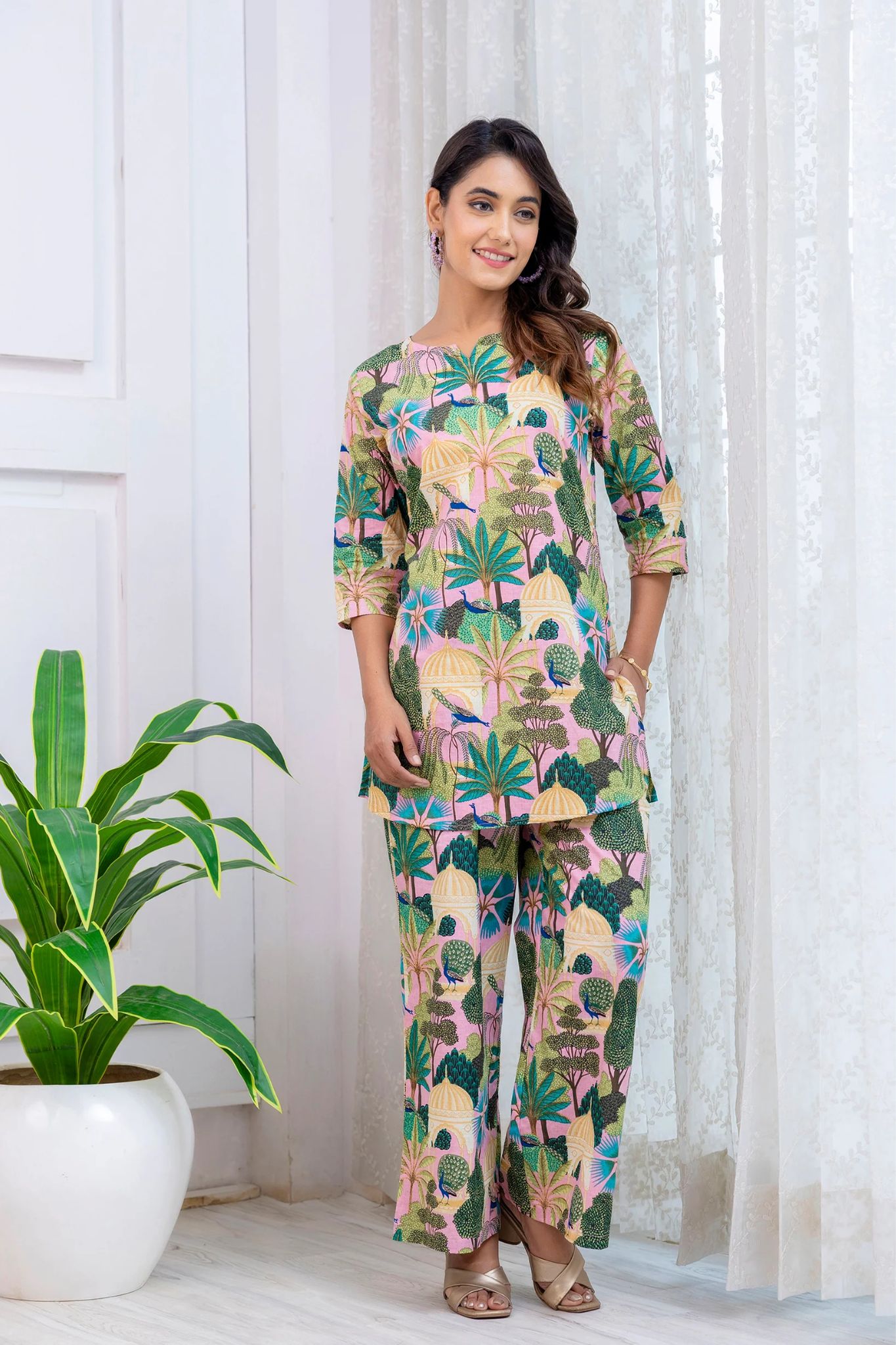 Stylish Cotton Printed Co-Ord Set