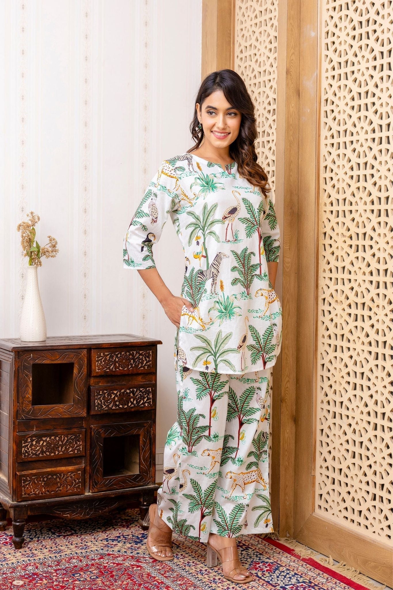 Stylish Cotton Printed Co-Ord Set