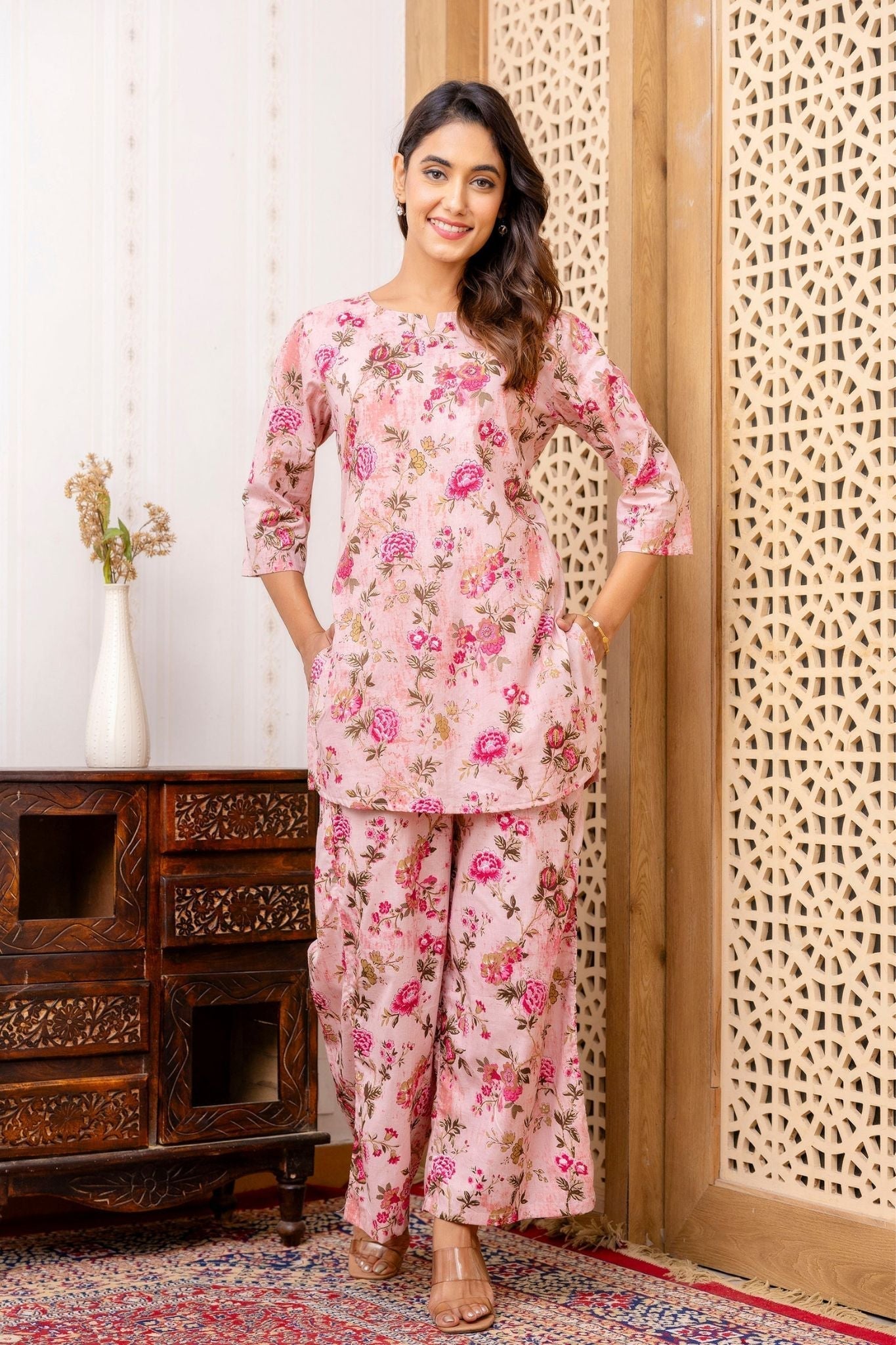 Stylish Cotton Printed Co-Ord Set