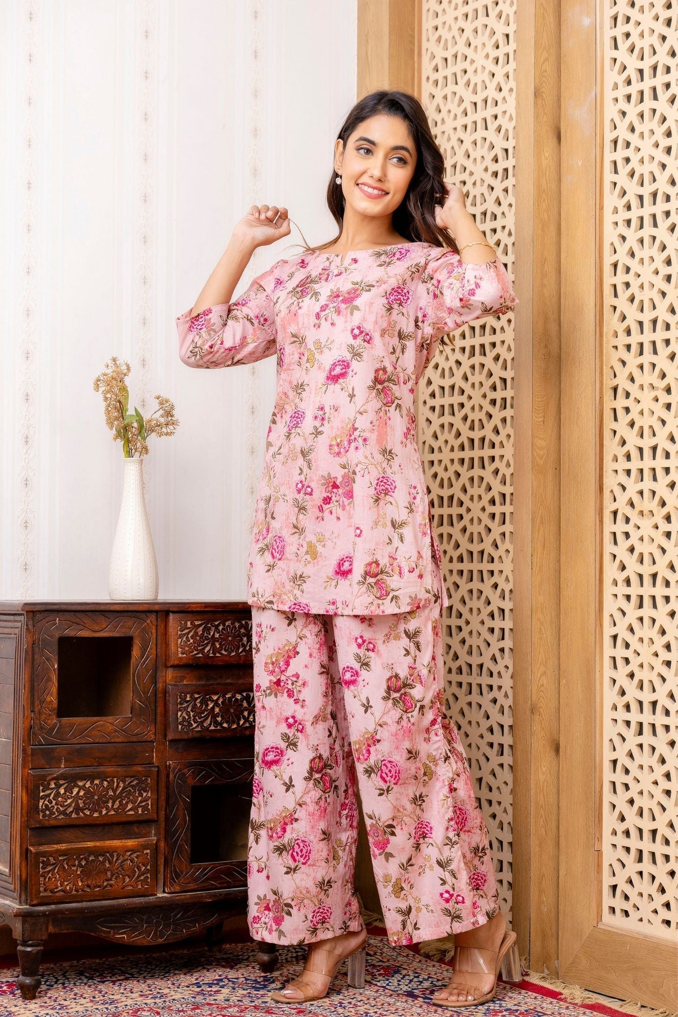 Stylish Cotton Printed Co-Ord Set