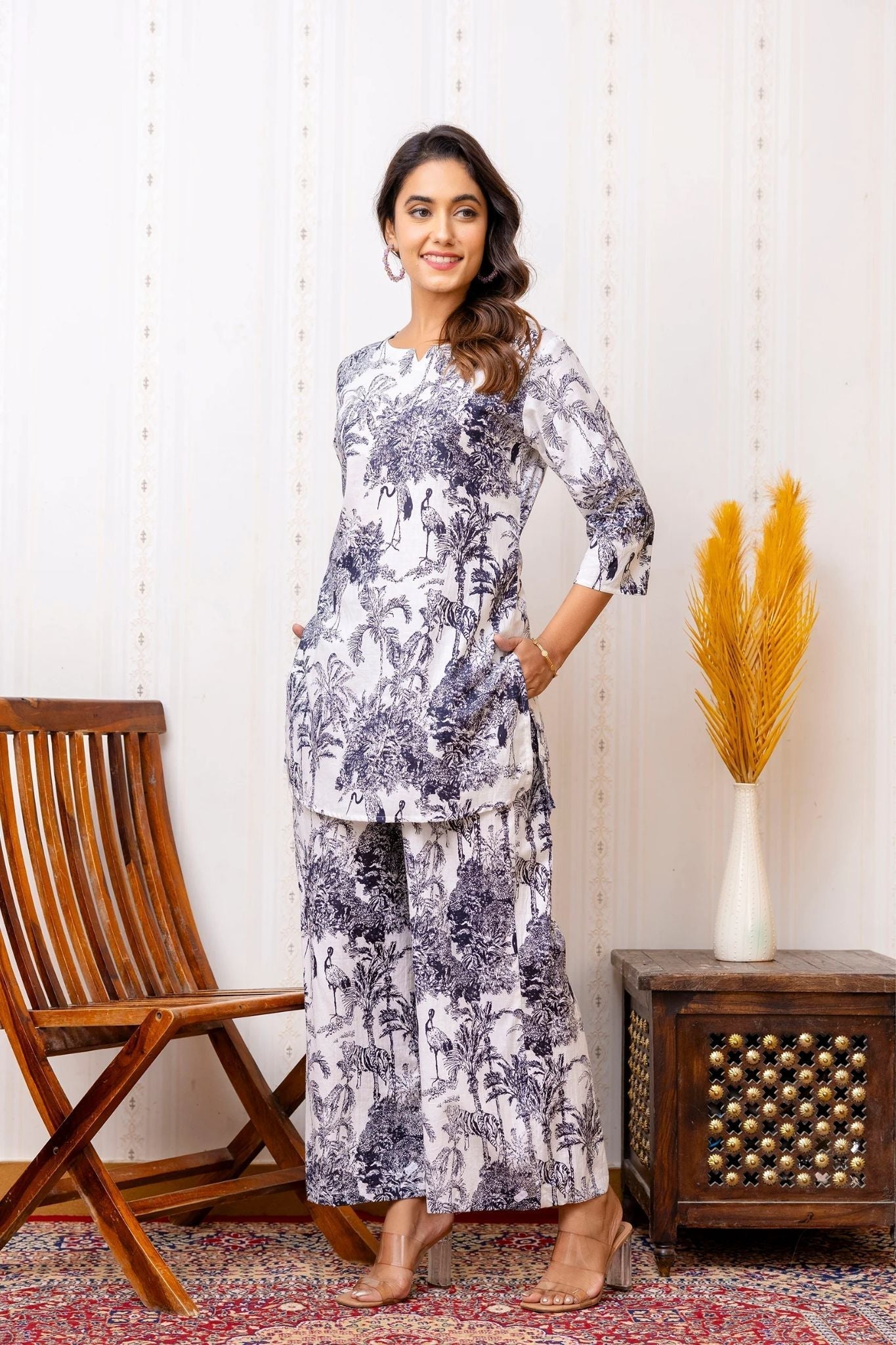 Stylish Cotton Printed Co-Ord Set