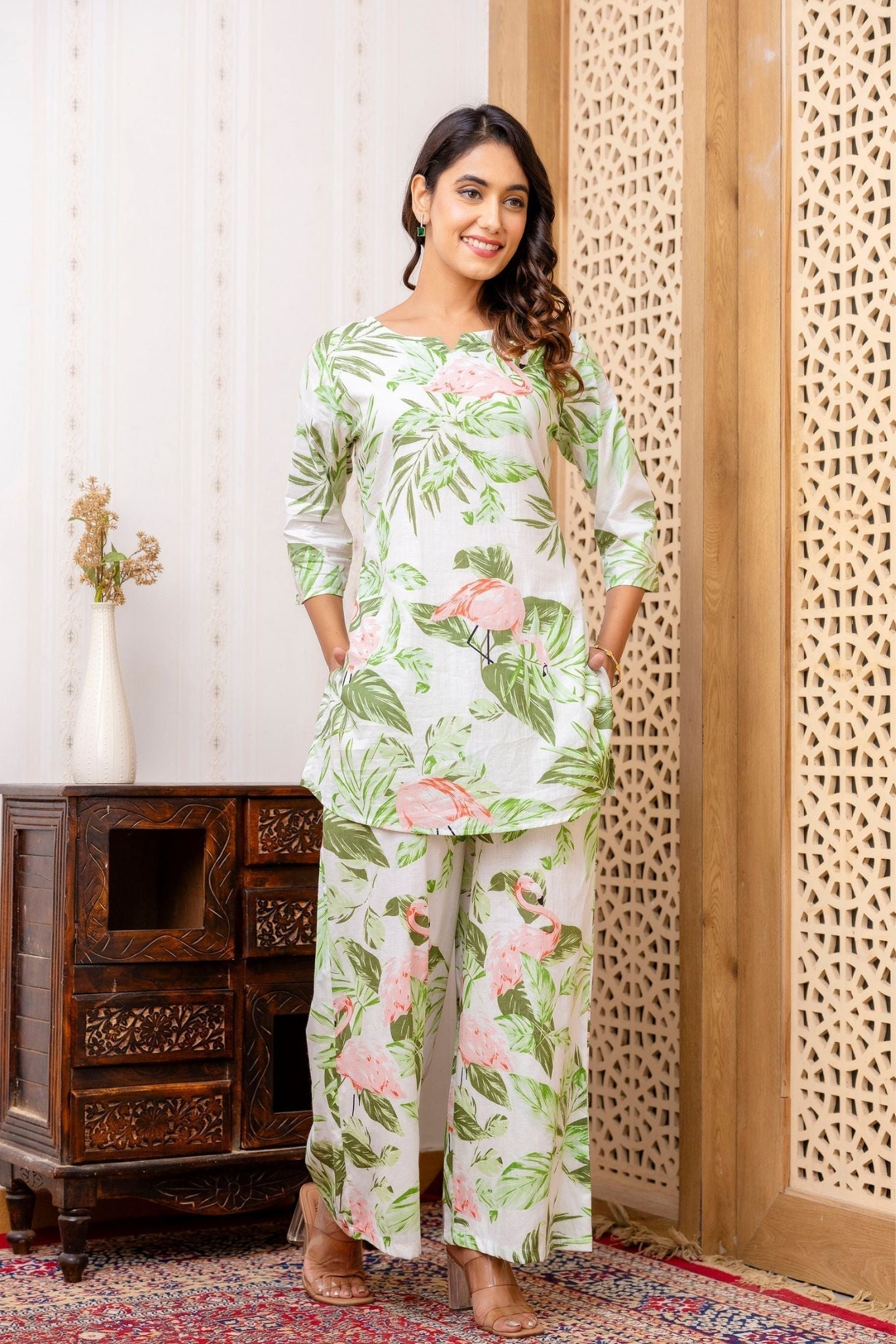 Stylish Cotton Printed Co-Ord Set