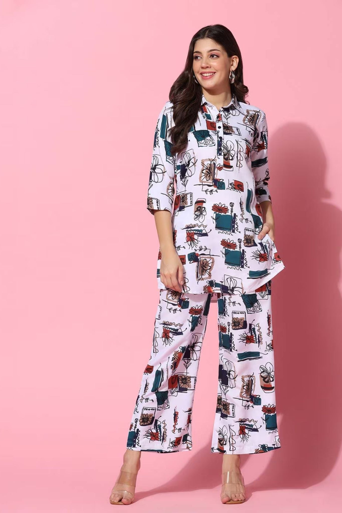 Stylish Cotton Printed Co-Ord Set