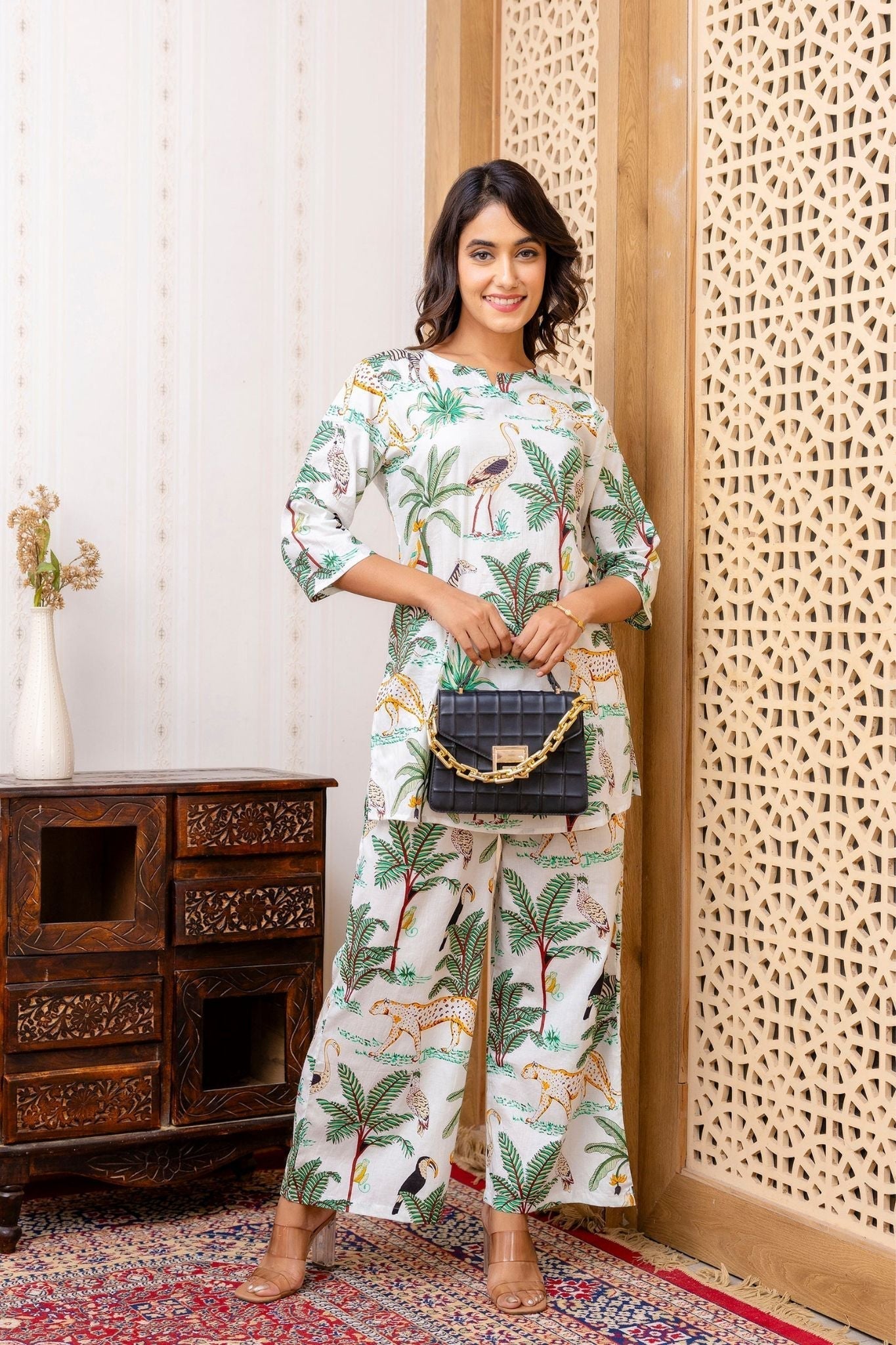 Stylish Cotton Printed Co-Ord Set