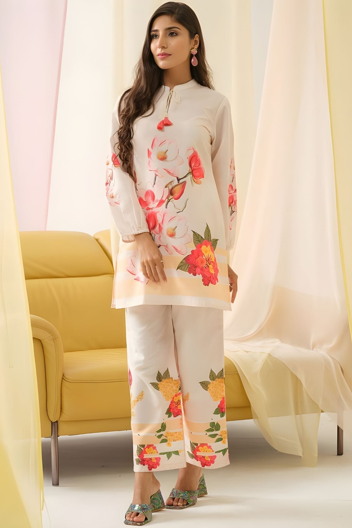 Stylish Cotton Printed Co-Ord Set