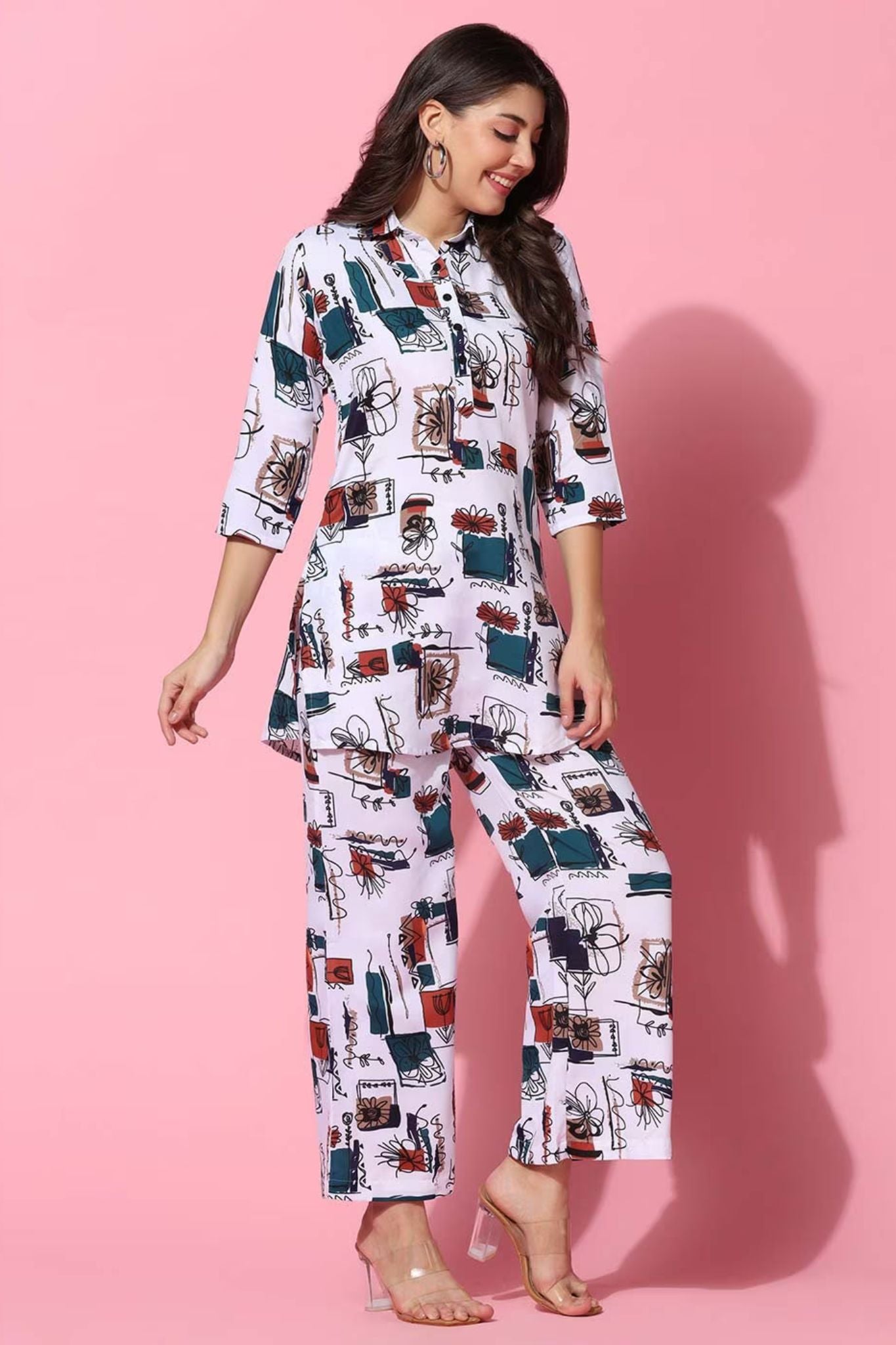 Stylish Cotton Printed Co-Ord Set