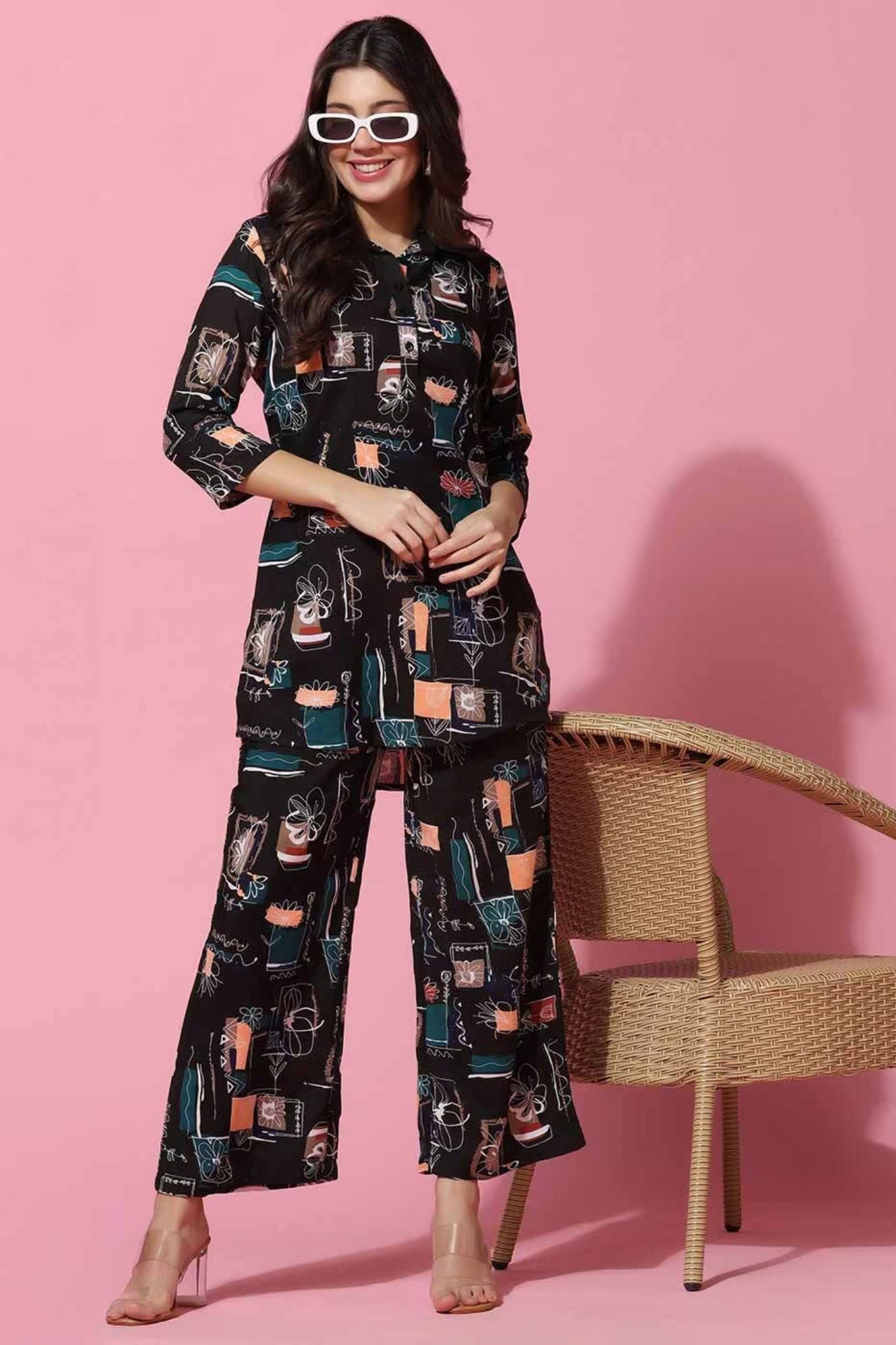 Stylish Cotton Printed Co-Ord Set