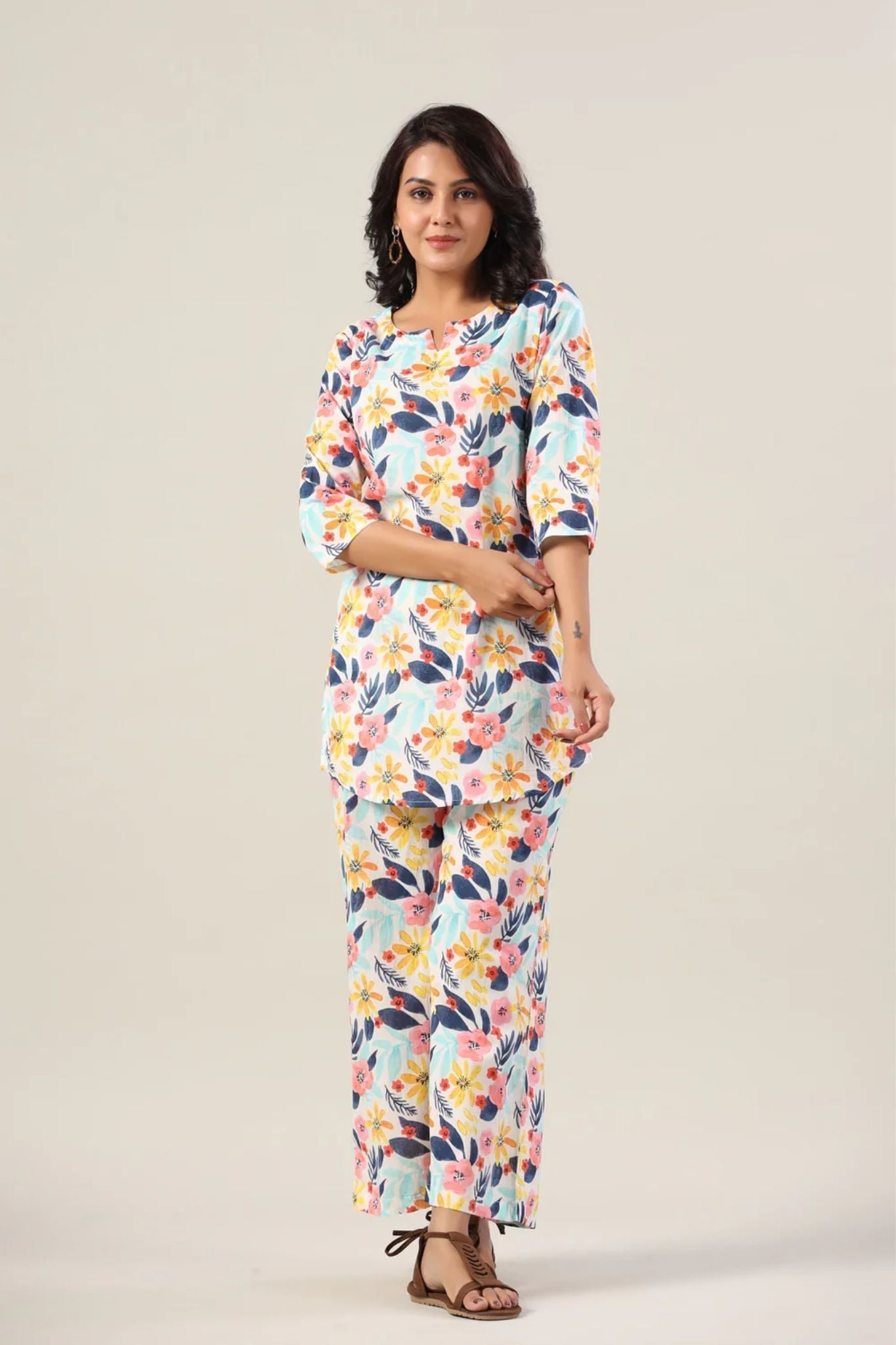 Stylish Cotton Printed Co-Ord Set